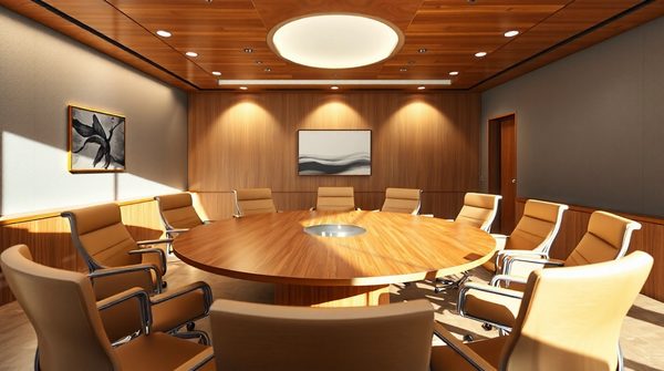Découvrez le charme de la table de réunion ronde pour votre bureau